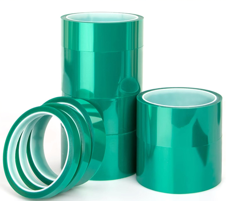 E-Coating or Plating  High Temperature Polyester Green Masking Pet Tape